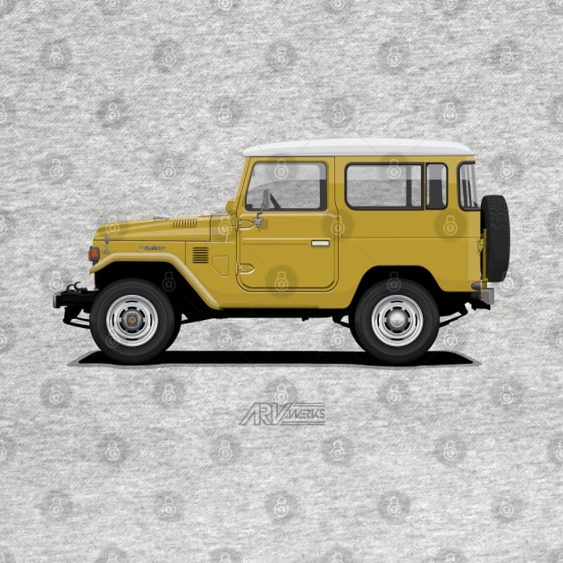 Land Cruiser FJ40 HardTop Mustard Yellow by ARVwerks